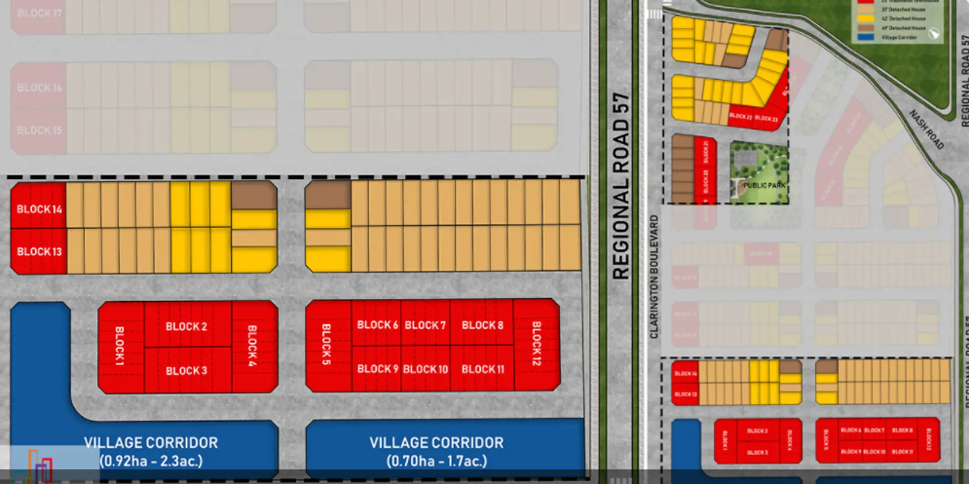 2404 Regional Road 57 & 2483 Nash Road Townhomes, Bowmanville. Artist’s rendering.