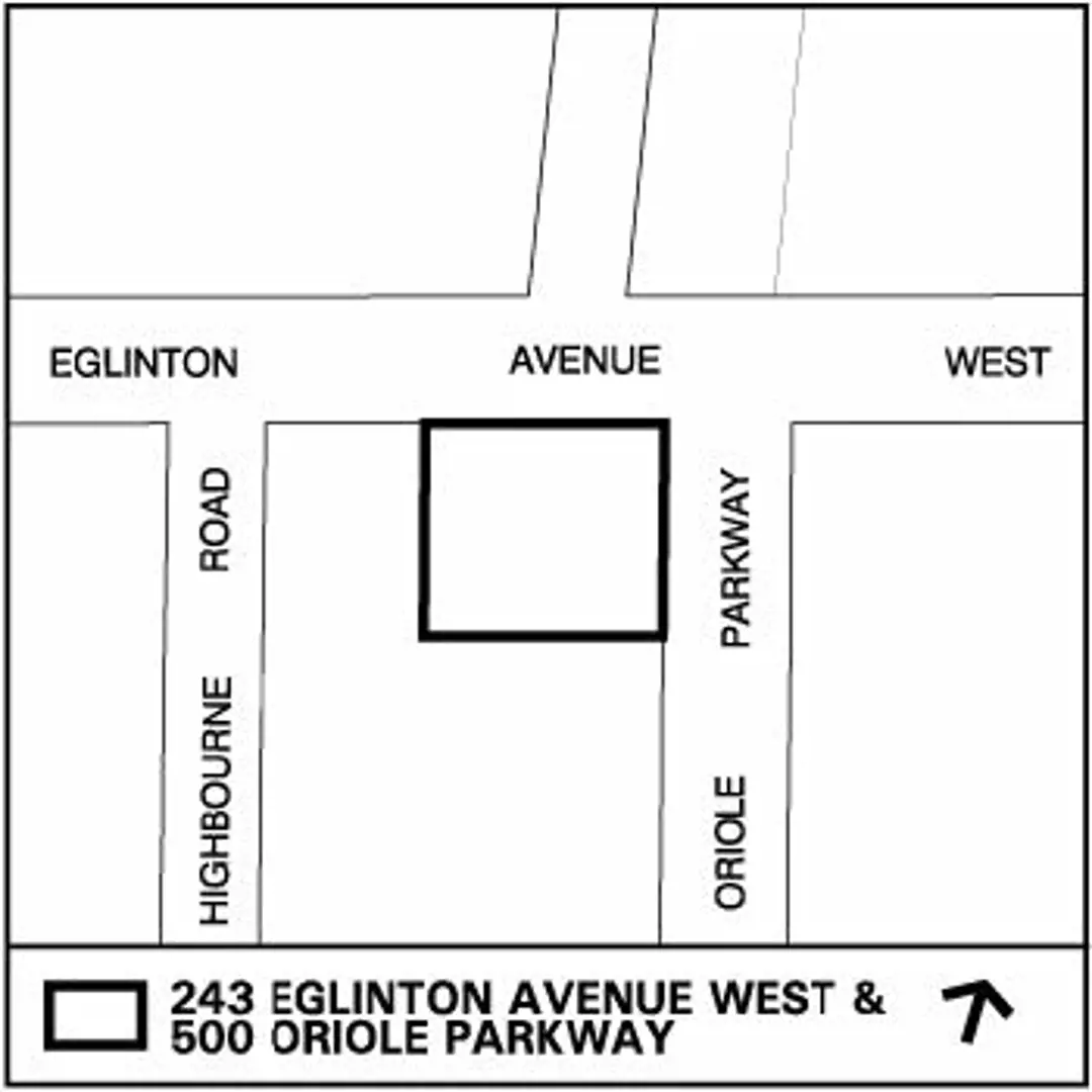 243 Eglinton Avenue West & 500 Oriole Parkway Condos, Toronto. Artist’s rendering.