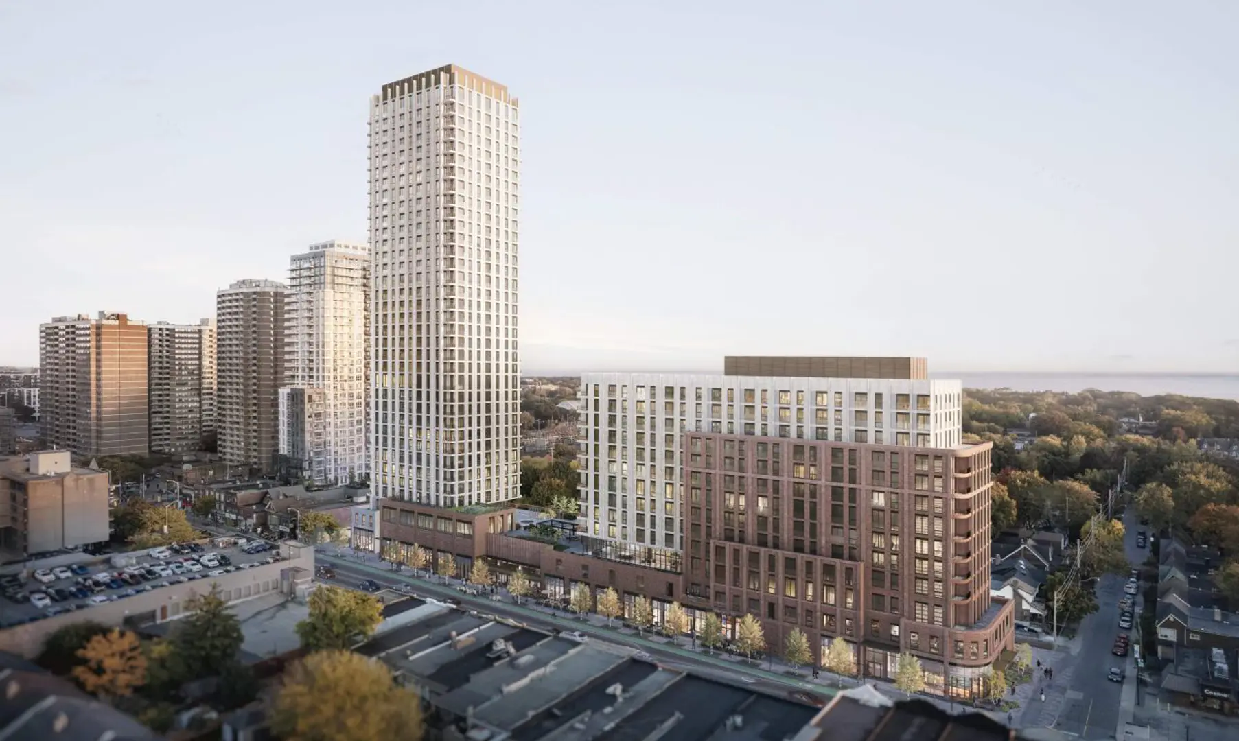 2451-2495 Danforth Avenue Condos, Toronto. Artist’s rendering.