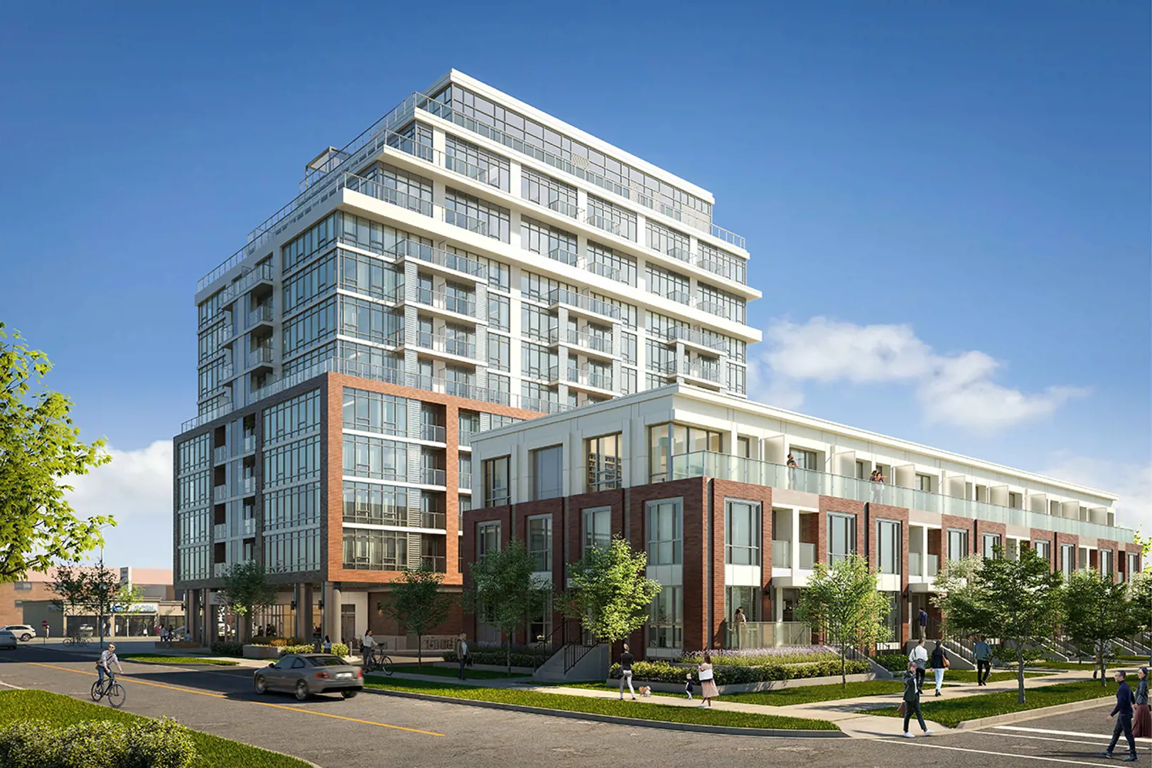 245-255 Sheppard Avenue West Condos and Townhomes, Toronto. Artist’s rendering.