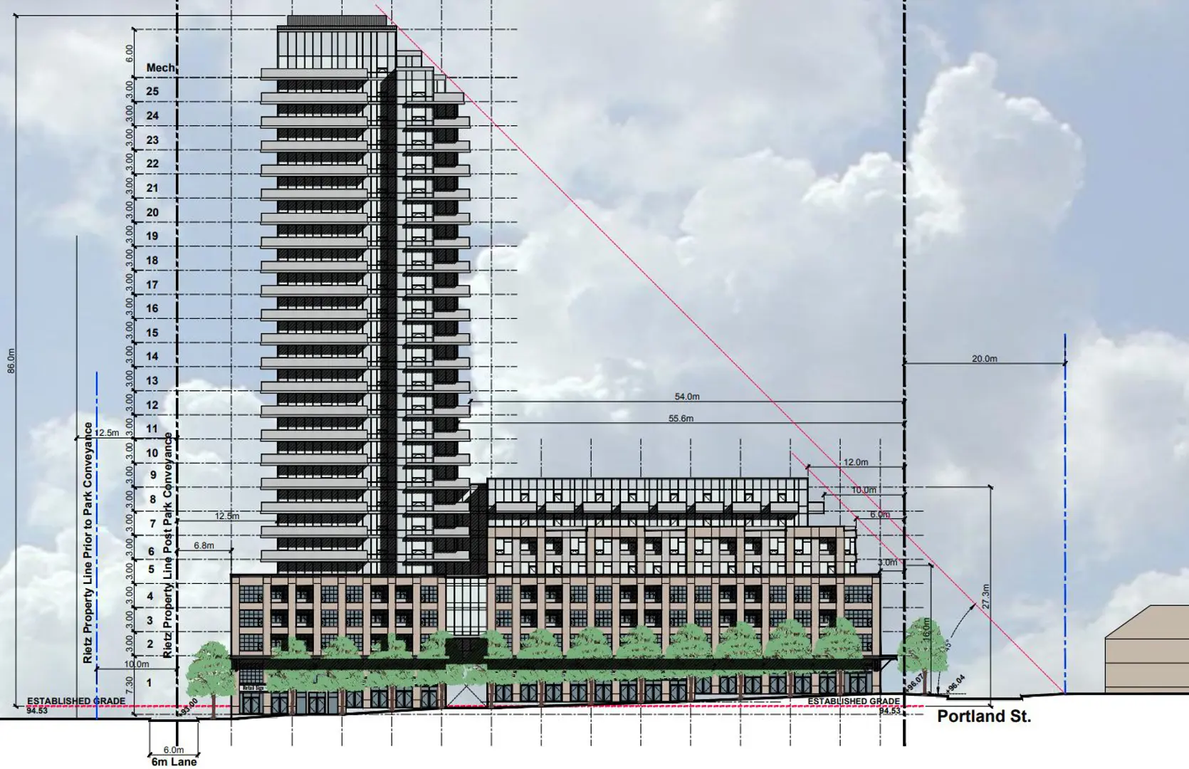 25 Audley Street Condos, Toronto. Artist’s rendering.