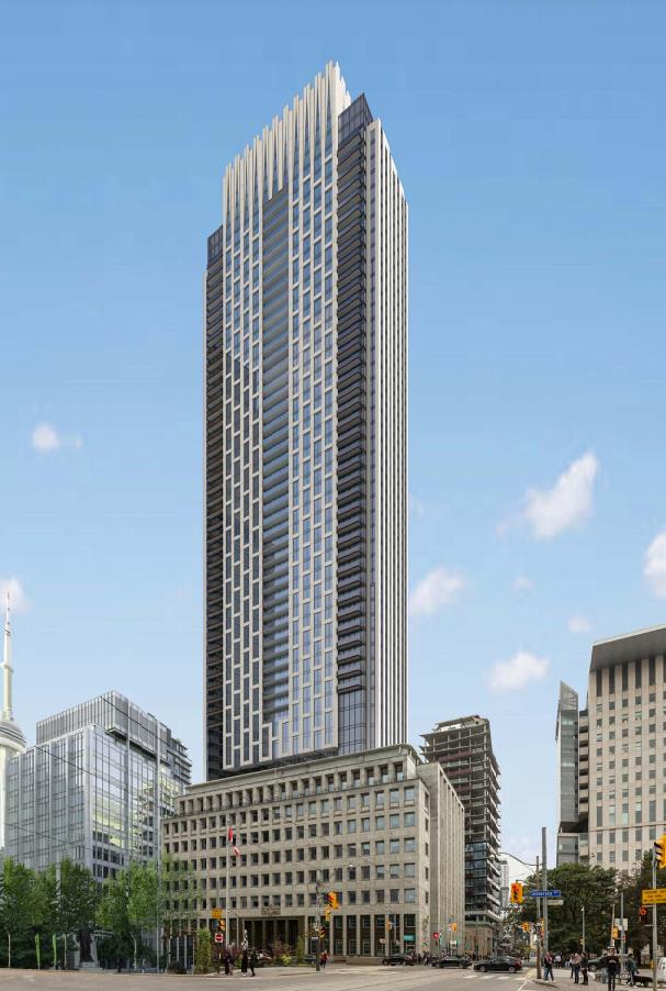 250 University Avenue Condos, Toronto. Artist’s rendering.