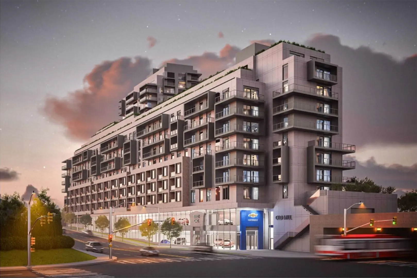 2595 Street Clair Avenue West Condos, Toronto. Artist’s rendering.