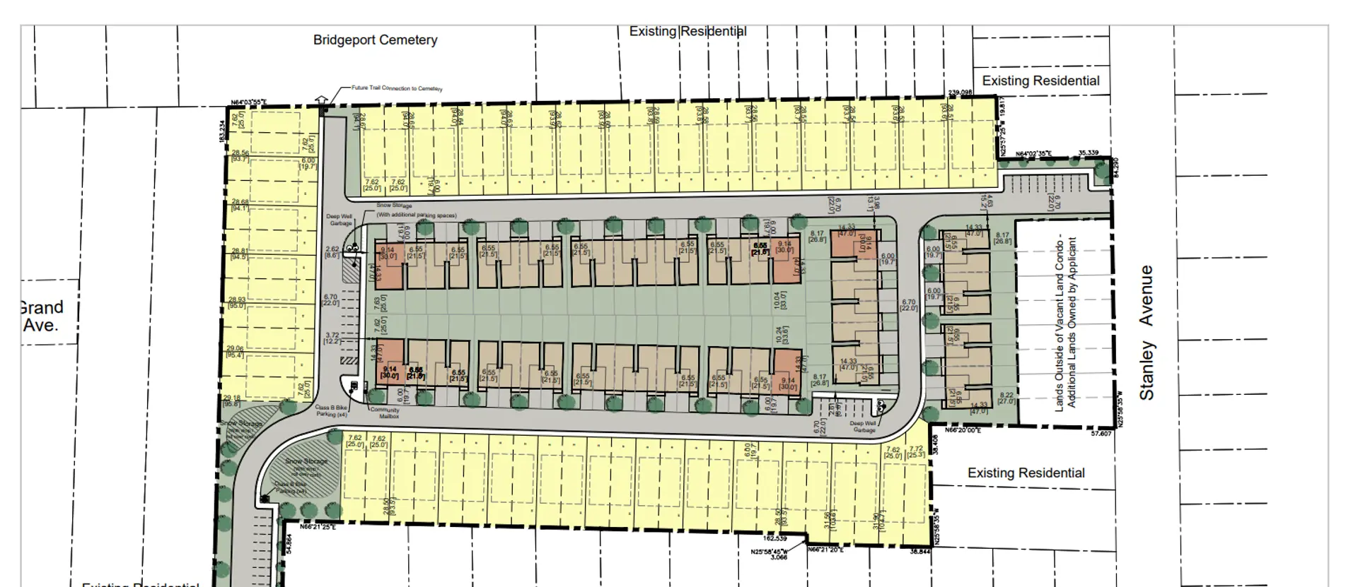 26 Stanley Avenue and 31 Schweitzer Street Townhomes, Kitchener. Artist’s rendering.