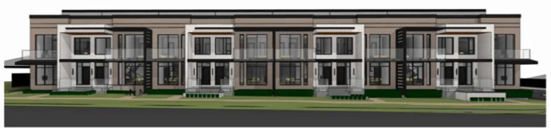 266 Barrie Street Townhomes project image. Illustrative rendering.