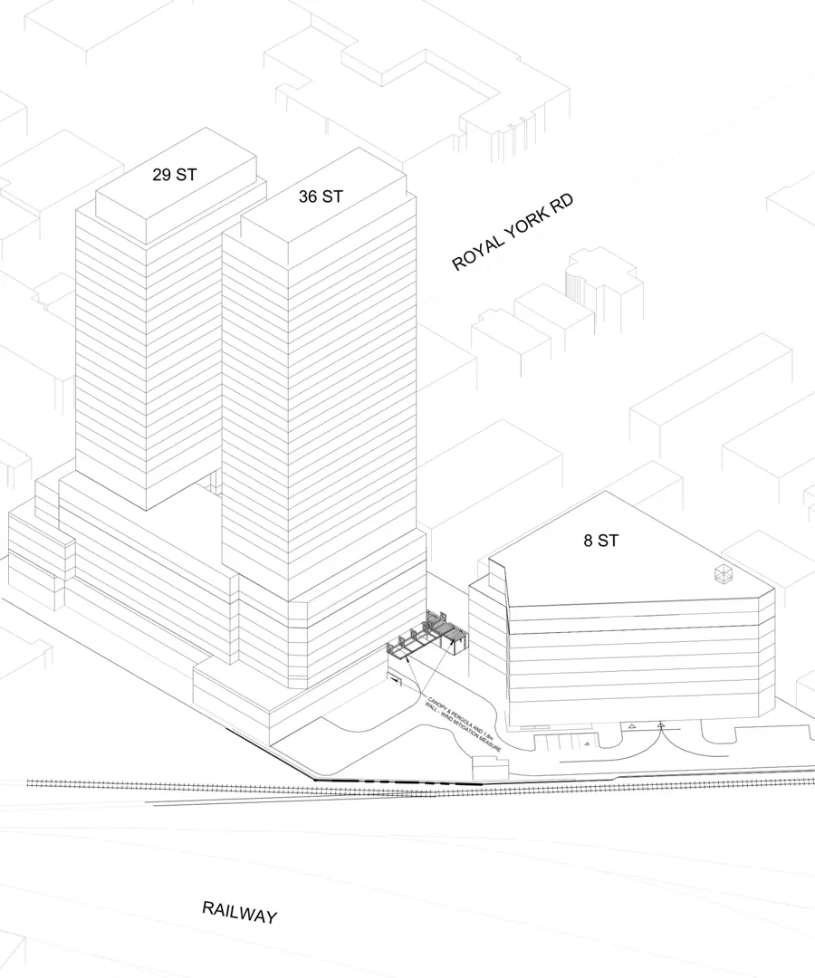 266-288 Royal York Road Condos, Toronto. Artist’s rendering.