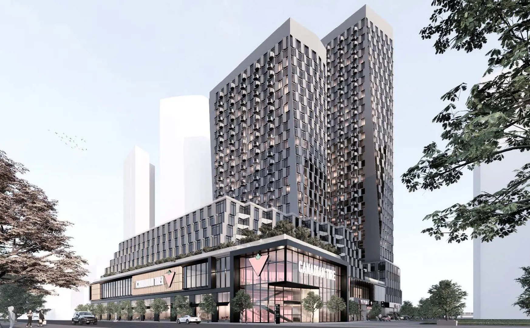 2681 Danforth Avenue Condos, Toronto. Artist’s rendering.