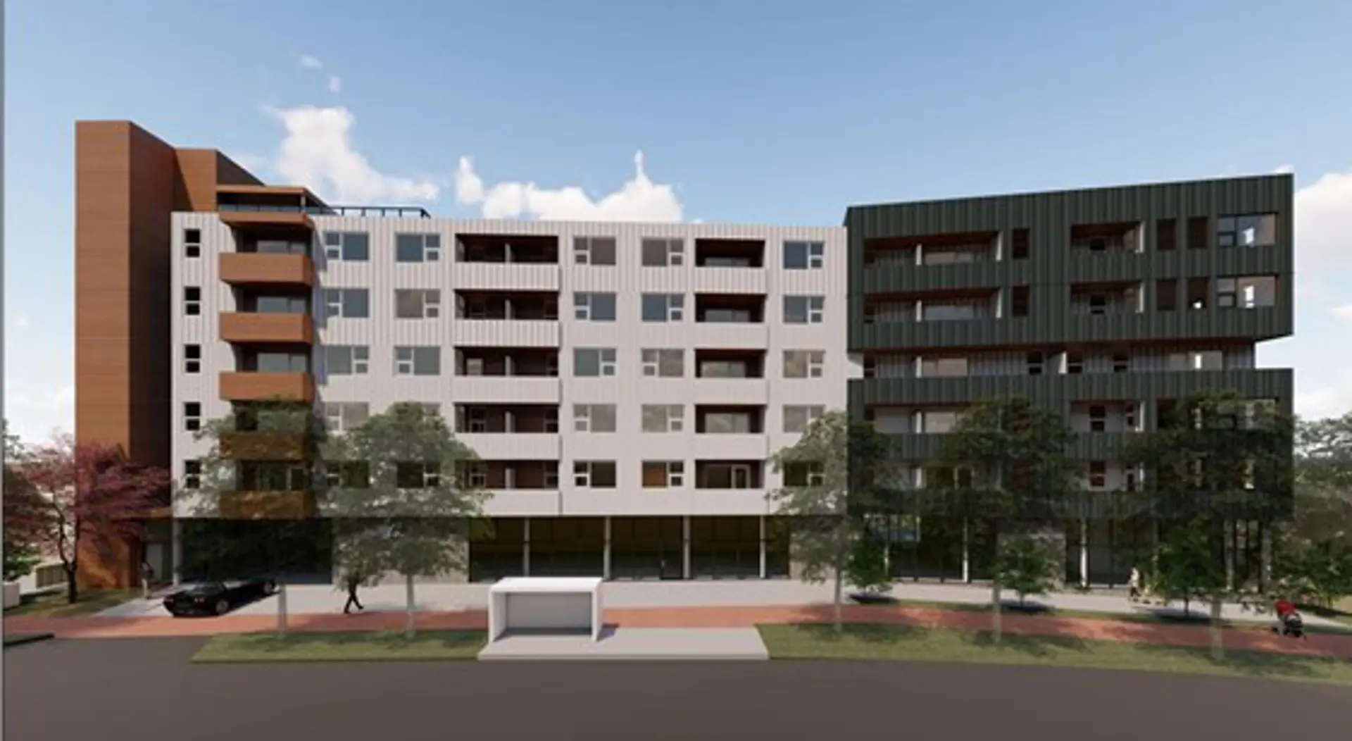 2691 Sooke Road Condos project image. Illustrative rendering.