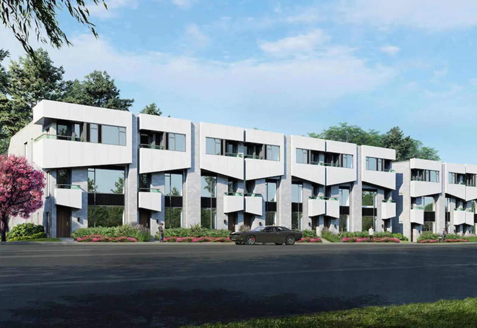 272-276 Finch Avenue East Townhomes, Toronto. Artist’s rendering.