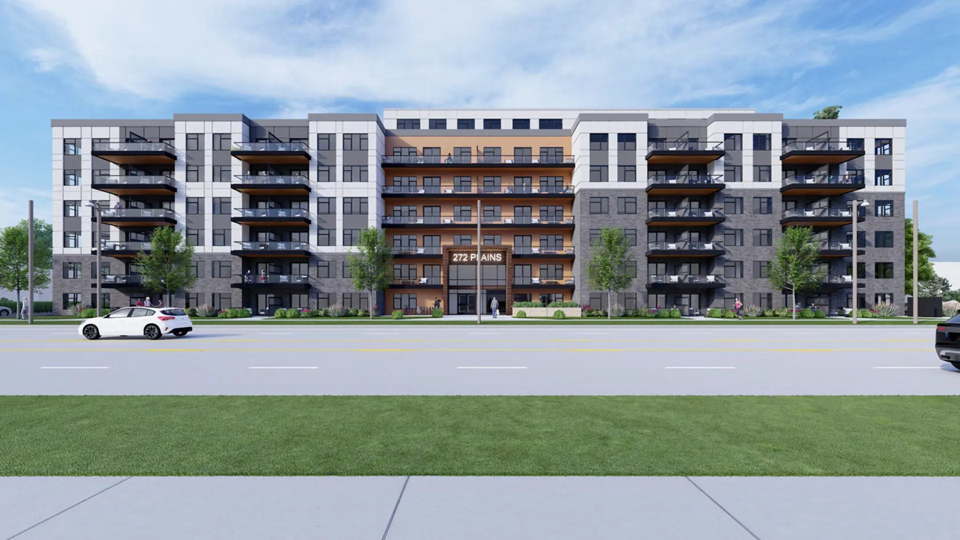 276-292 Plains Road East Condos, Burlington. Artist’s rendering.