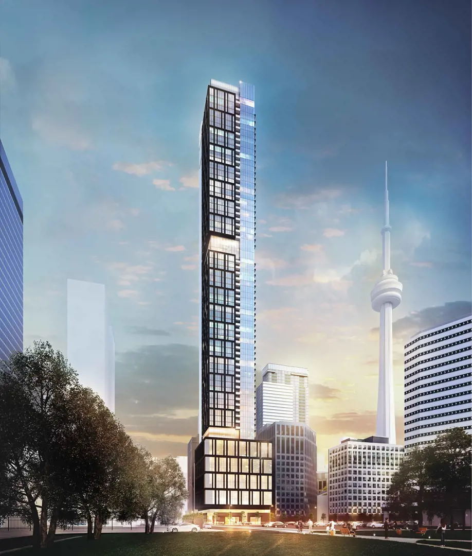 277 Wellington Street West Condos, Toronto. Artist’s rendering.