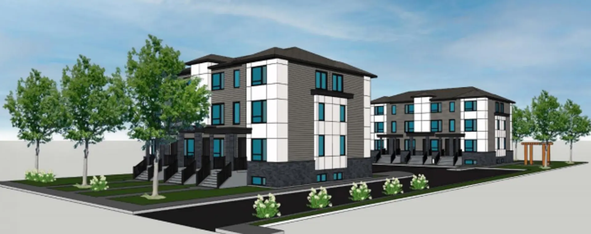 279 Sarnia Road Townhomes, London. Artist’s rendering.