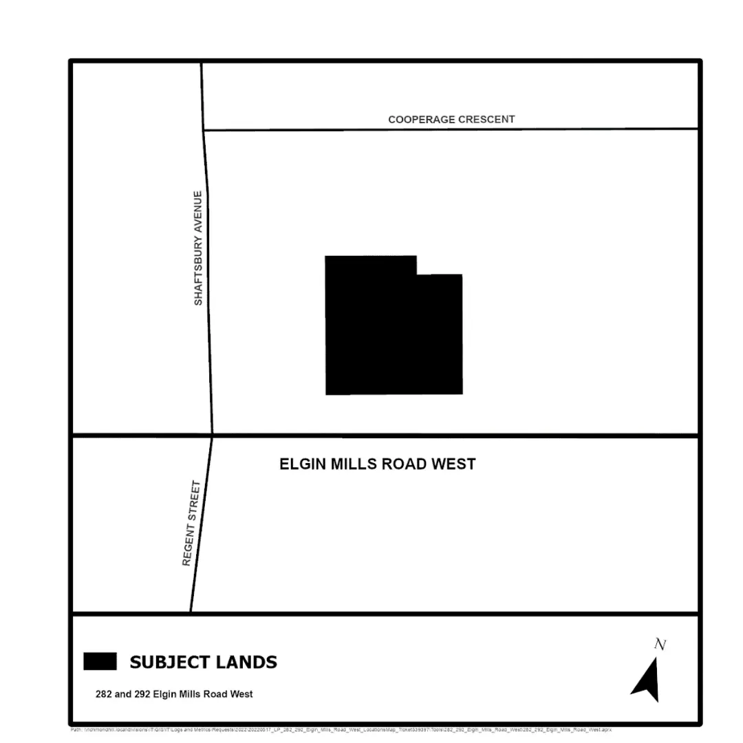 282 & 292 Elgin Mills Road West, Richmond Hill. Artist’s rendering.