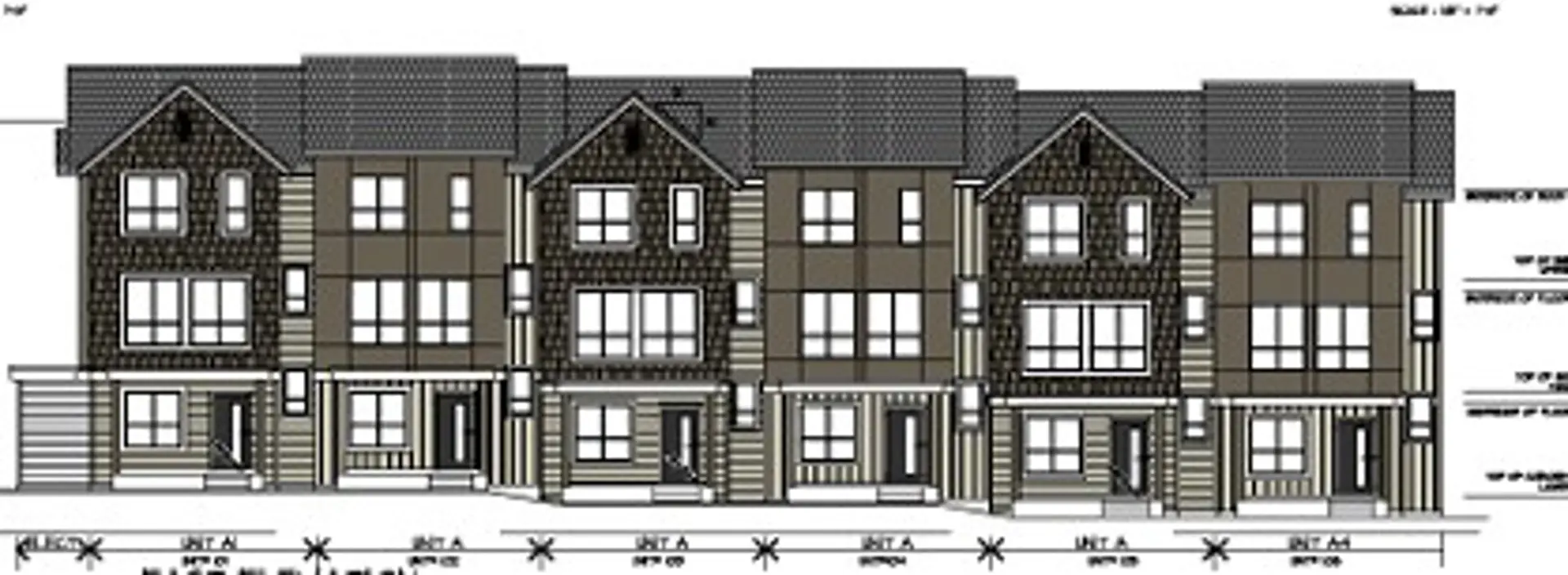 2850 - 2932 176 Street Townhomes, Surrey. Artist’s rendering.