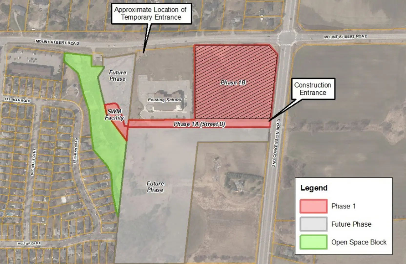 2nd Concession Road & Mount Albert Road - Phase 1, East Gwillimbury. Artist’s rendering.