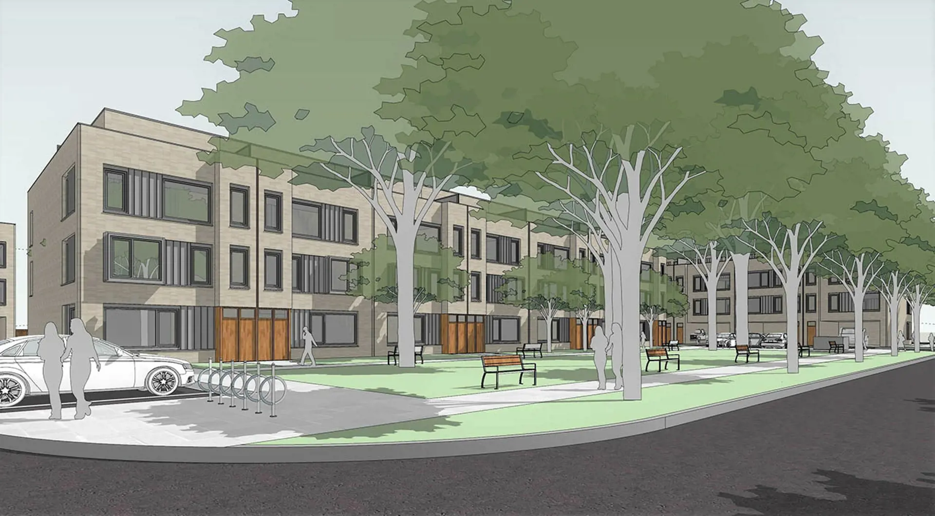 3000-3020 Kennedy Road Townhomes, Toronto. Artist’s rendering.
