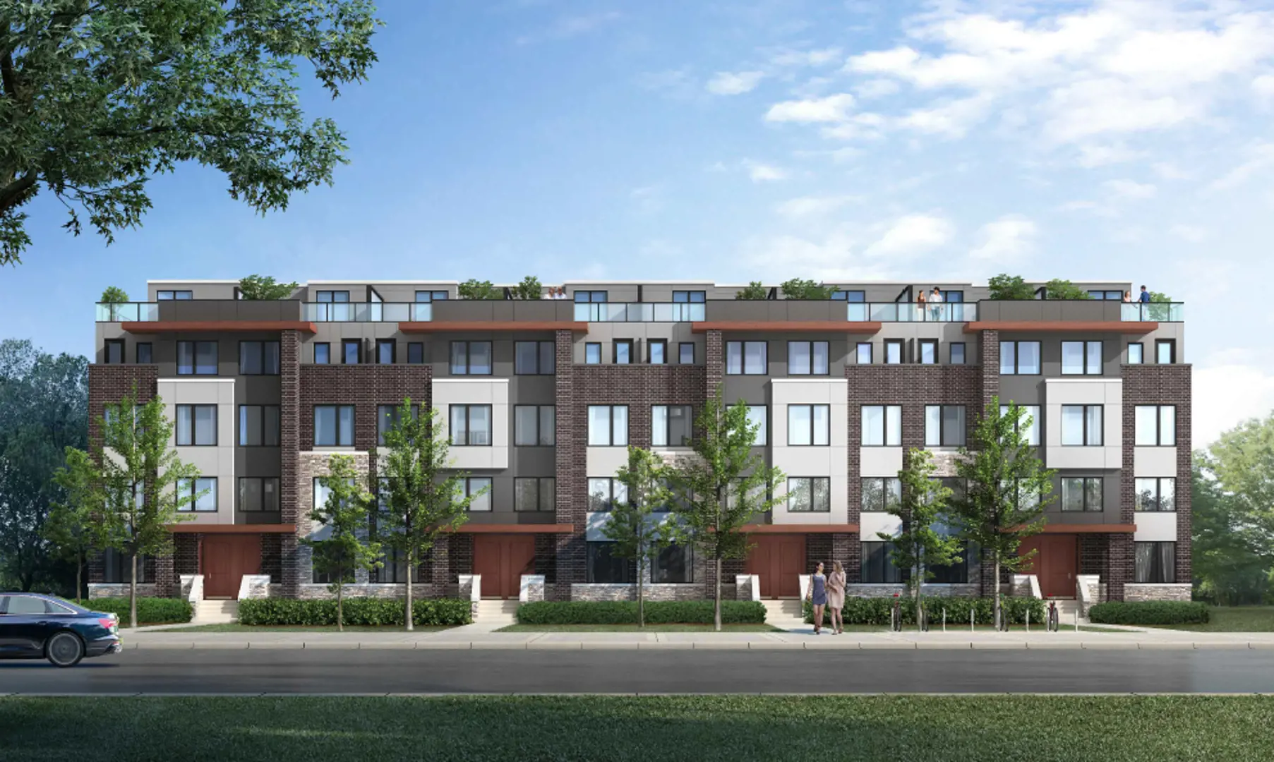 3060 Eglinton Avenue East Townhomes, Toronto. Artist’s rendering.