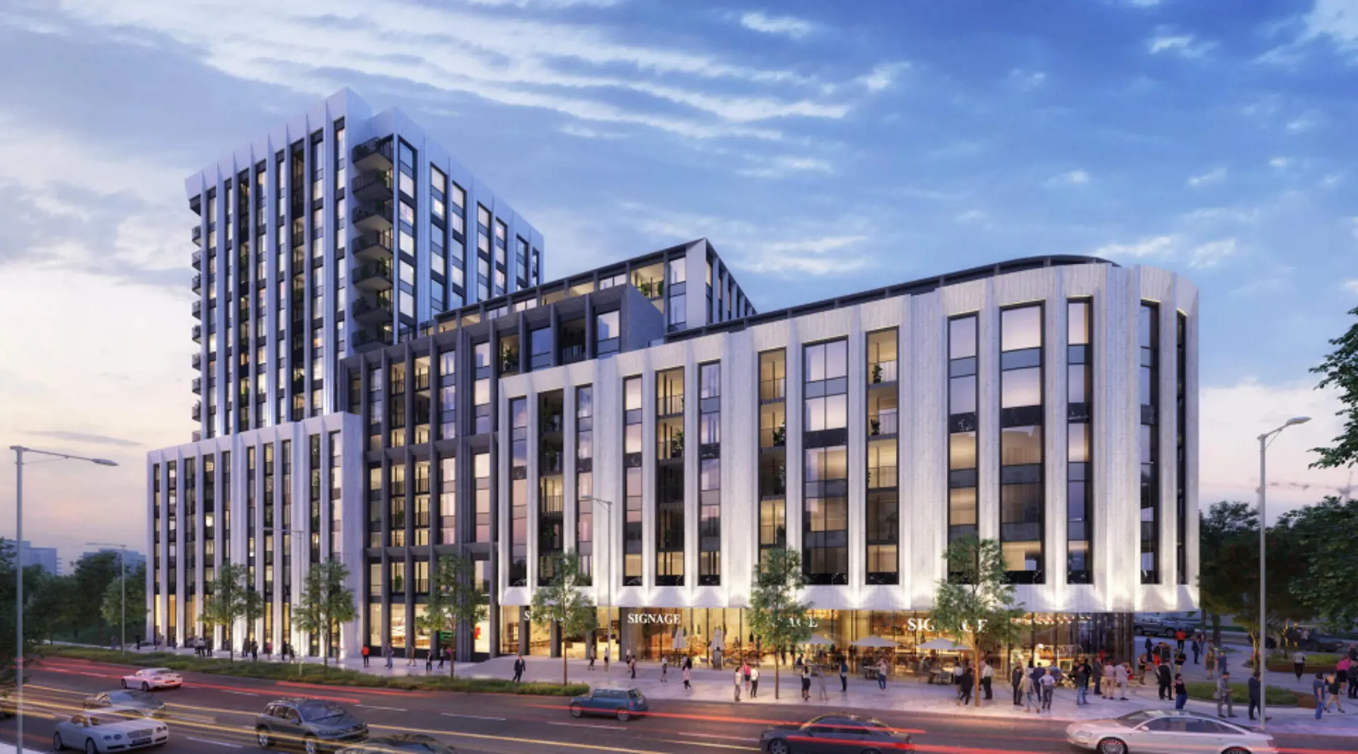 3100-3200 Bloor Street West, 4-8 Montgomery Road, Toronto. Artist’s rendering.