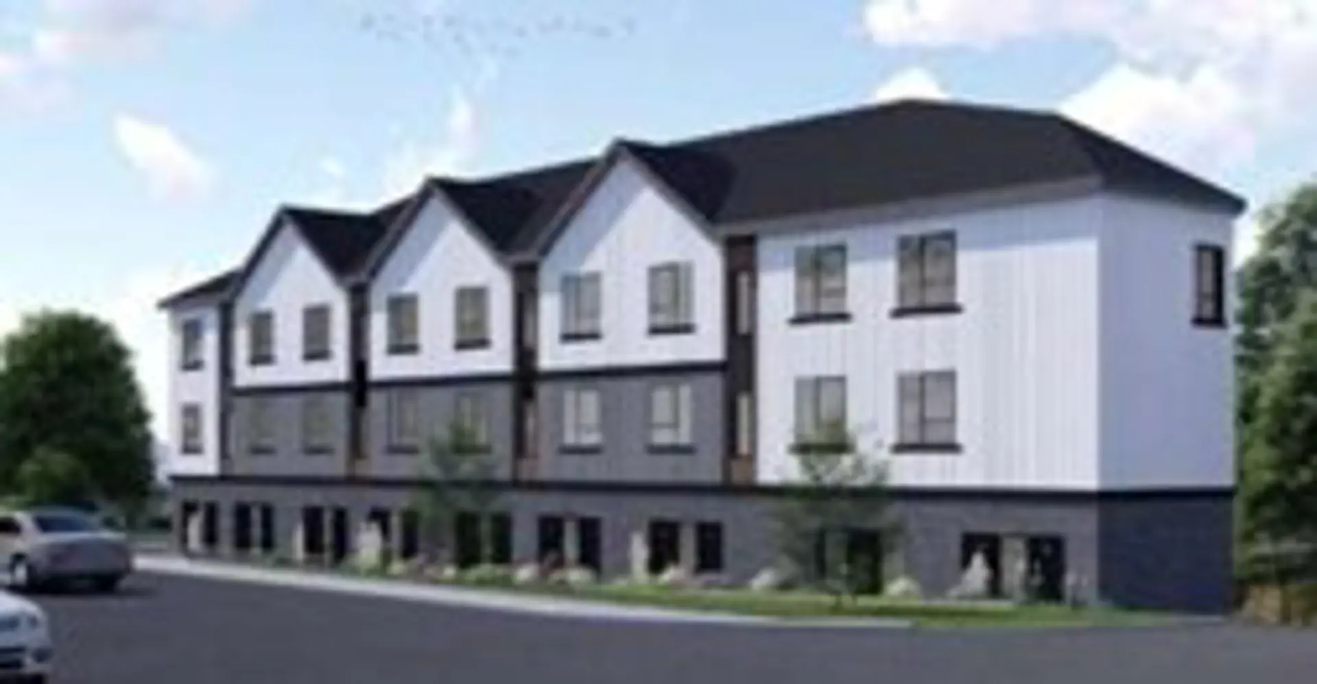312 Saint Andrews Street Townhomes, Cambridge. Artist’s rendering.