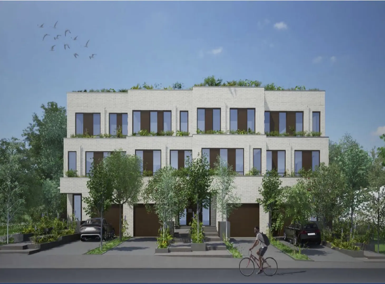 3135 Lakeshore Road West Townhomes, Oakville. Artist’s rendering.