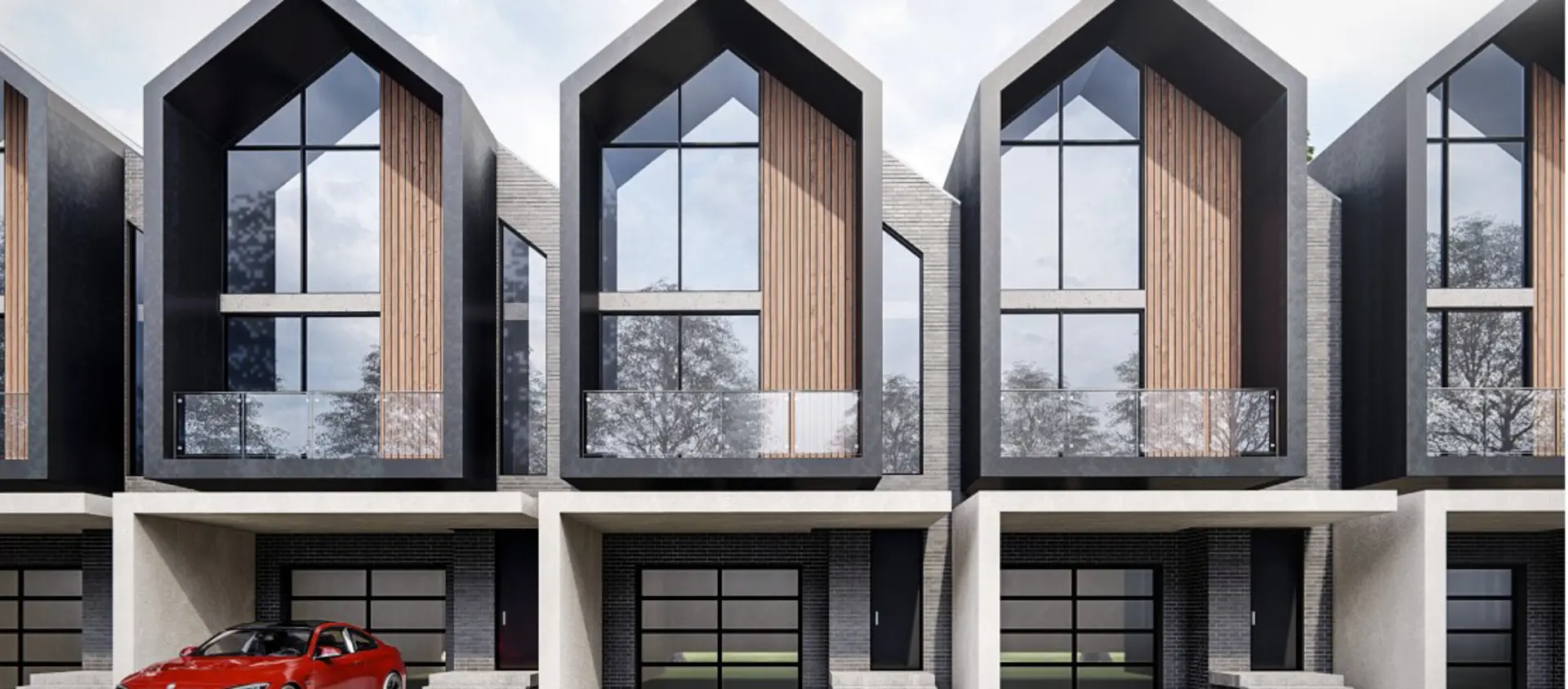 315-350 Garrison Road Townhomes rendering