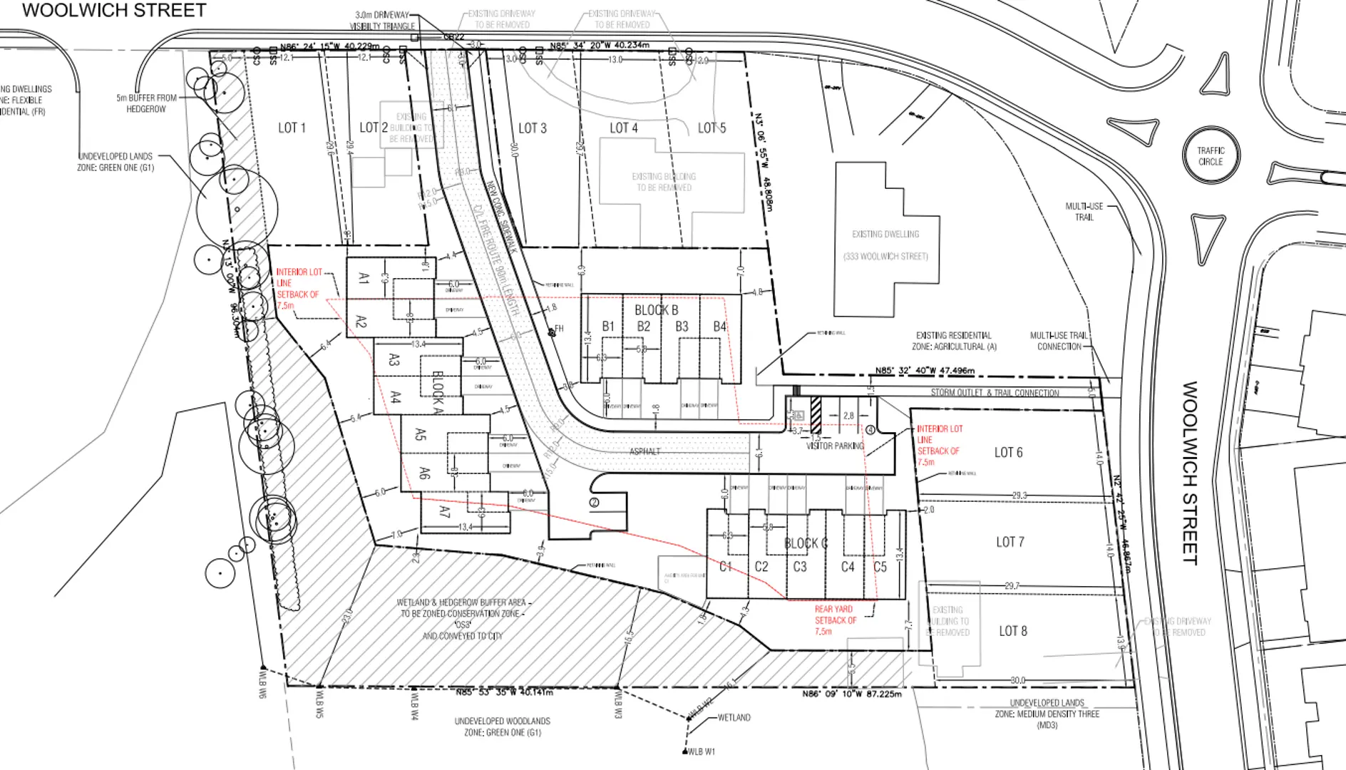 319, 337 and 343 Woolwich Street Townhomes, Waterloo. Artist’s rendering.