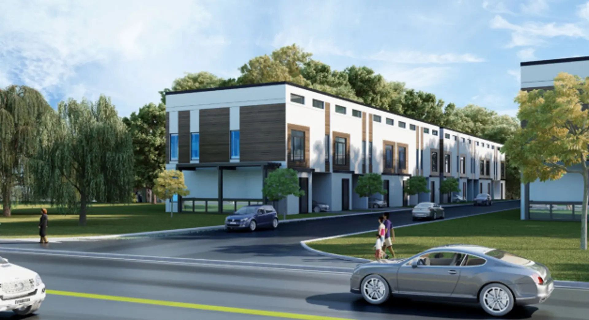 3195 and 3207 White Oak Road Townhomes, London. Artist’s rendering.