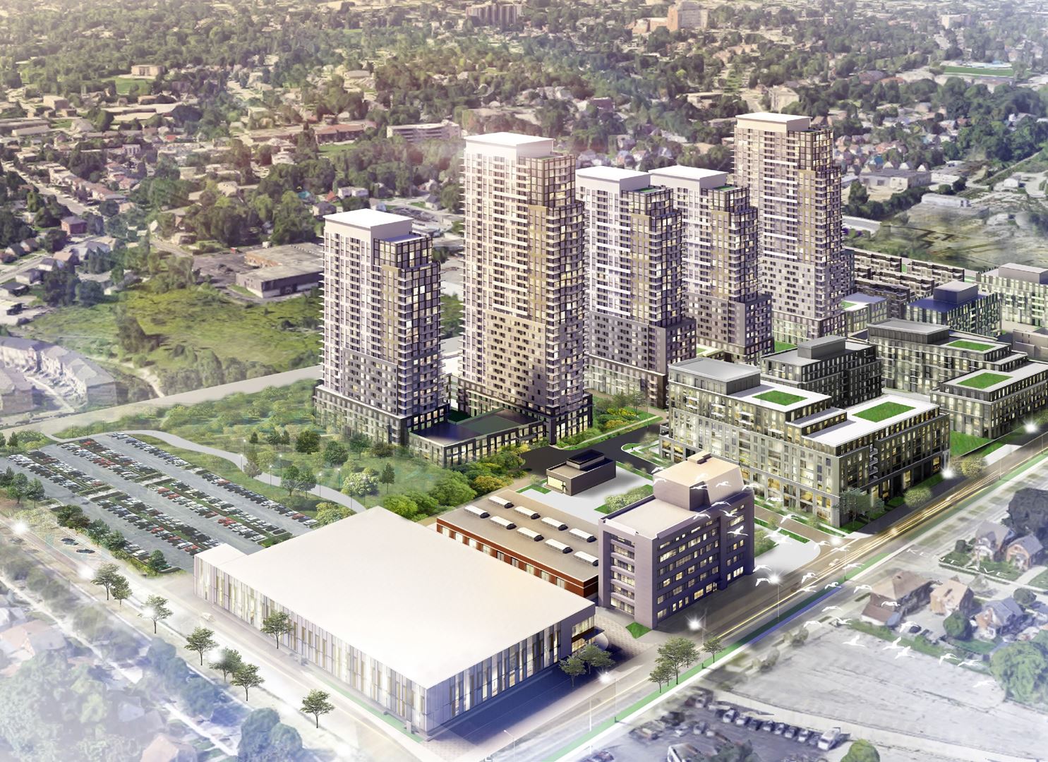 321 Courtland Avenue East Condos, Kitchener. Artist’s rendering.