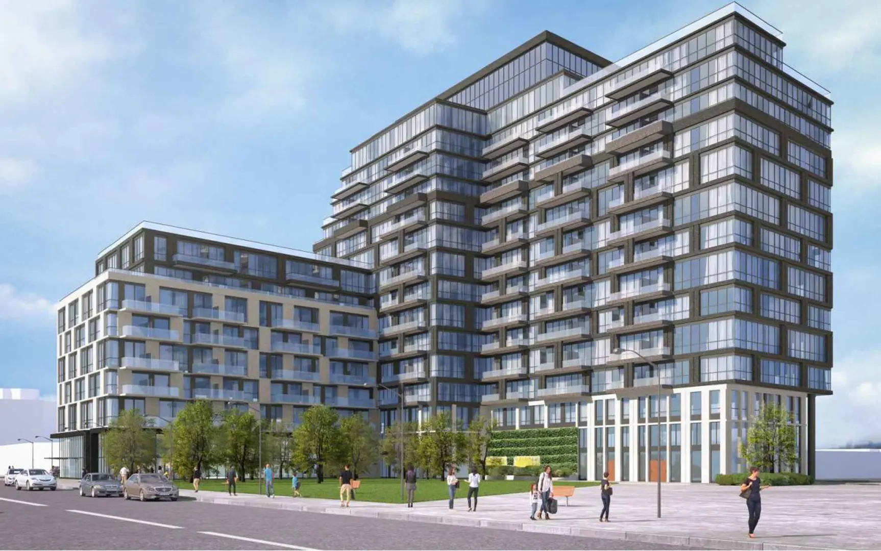 3280 Dufferin Street and 12-16 Orfus Road Condos, Toronto. Artist’s rendering.