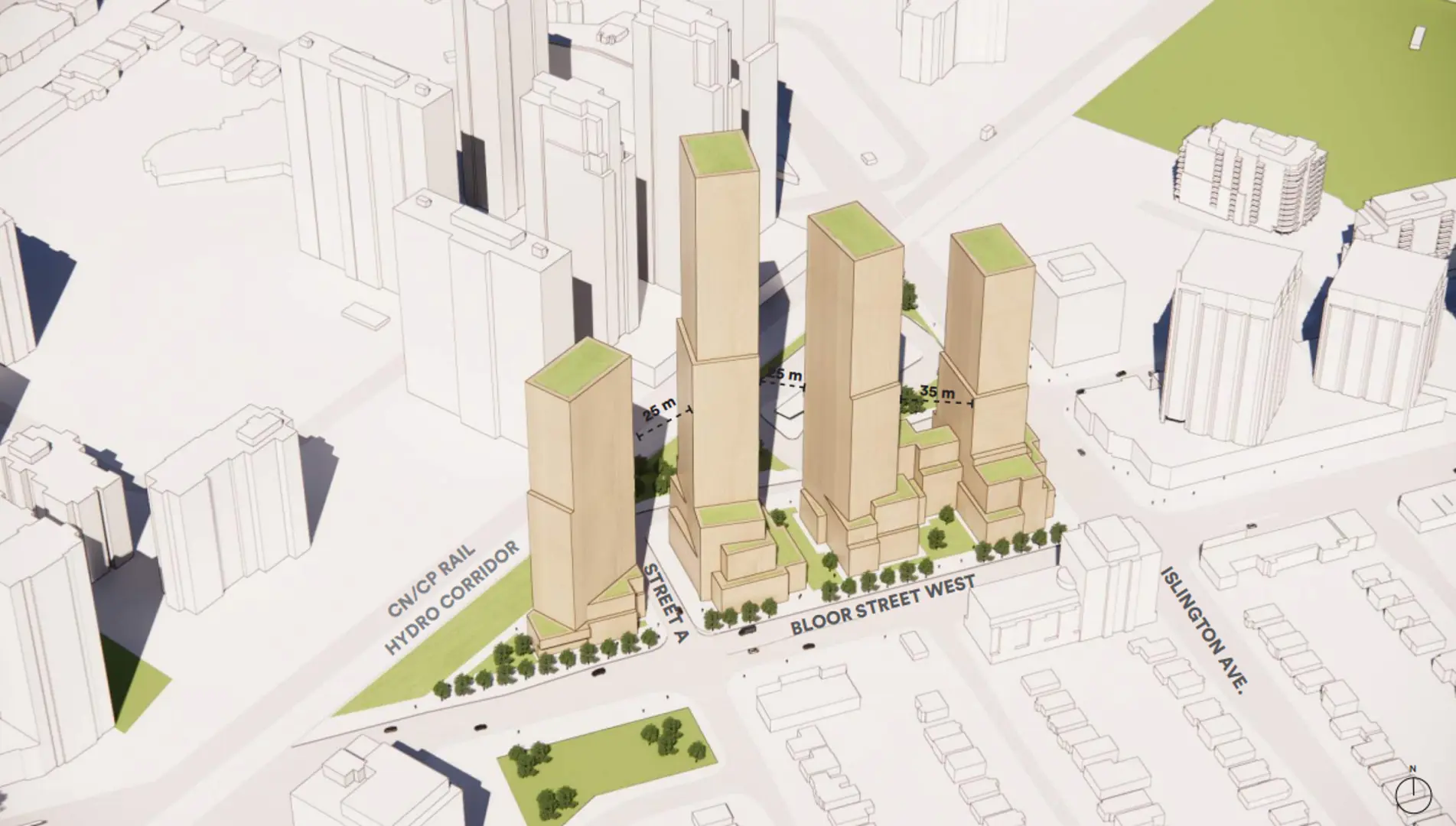3326 Bloor Street West - Building A Condos, Toronto. Artist’s rendering.