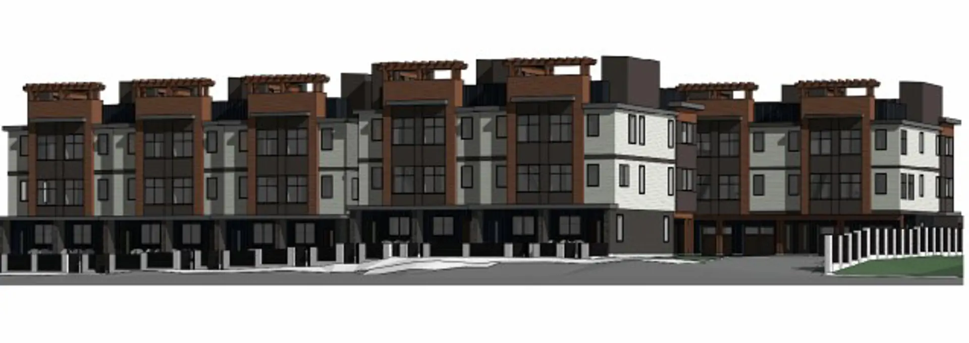 33807 Marshall Road Townhomes, Abbotsford. Artist’s rendering.