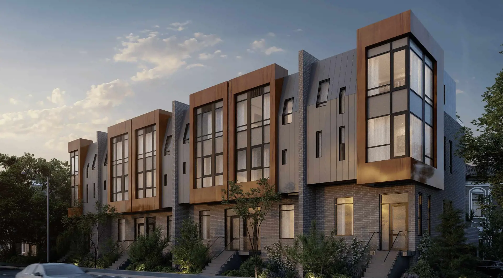 340 St. Clements Avenue Townhomes, Toronto. Artist’s rendering.
