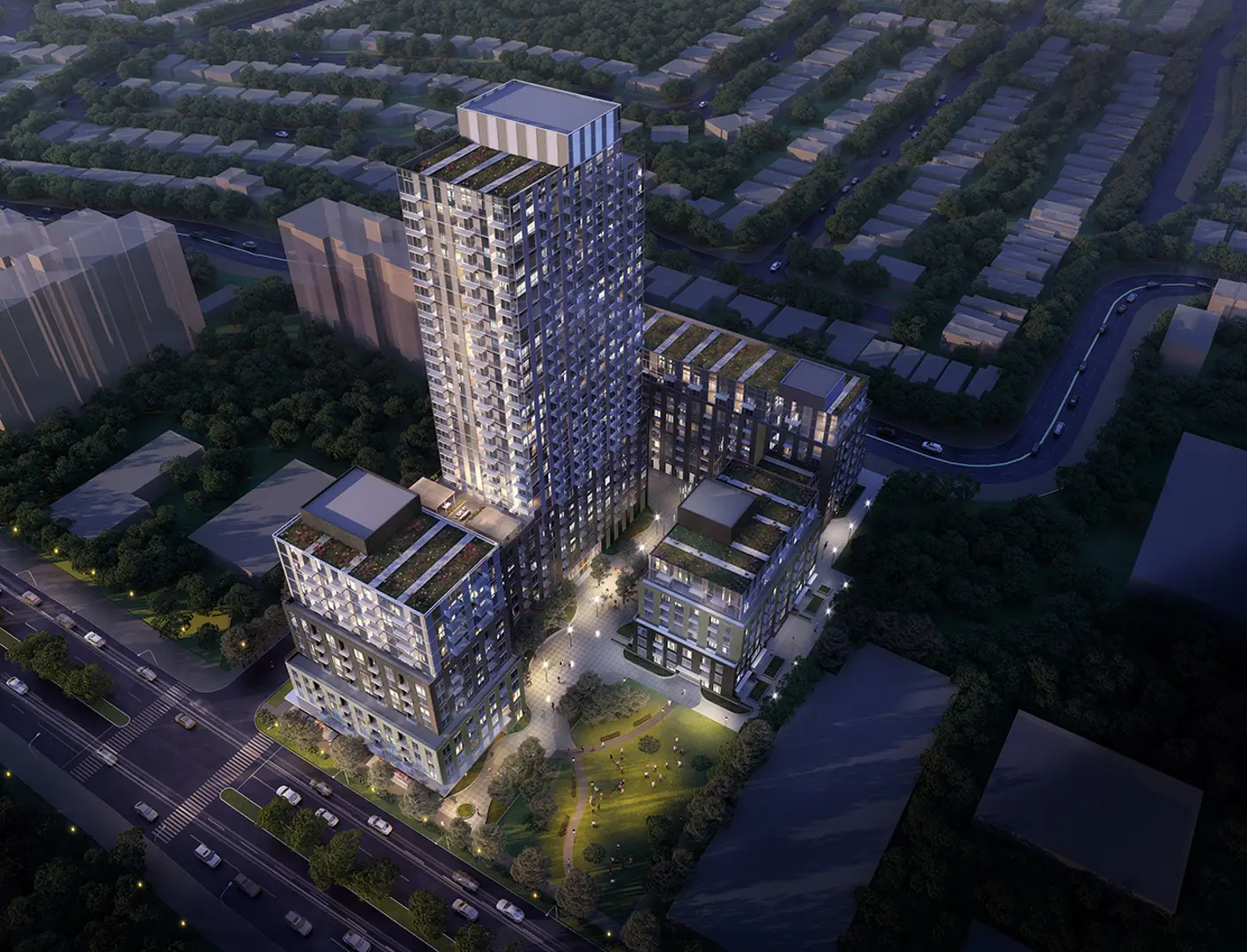 3434 Lawrence Avenue East Condos, Toronto. Artist’s rendering.