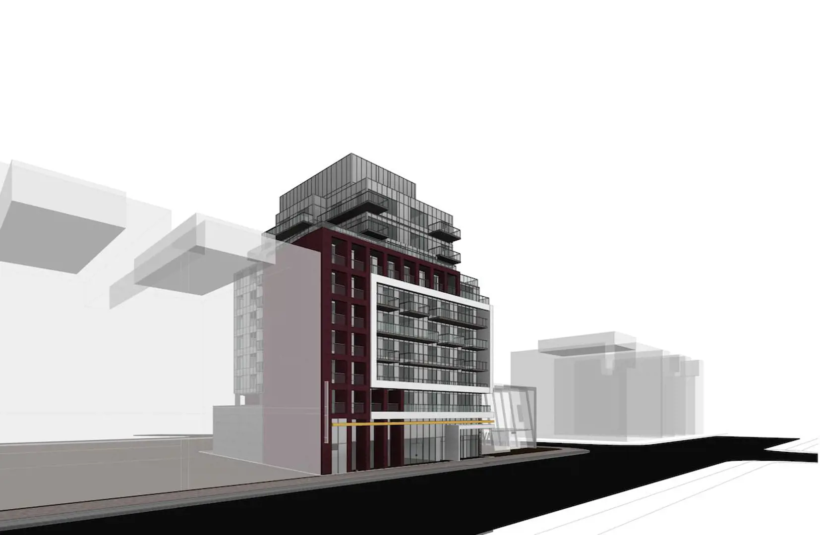 346-378 Eglinton Avenue West Condos, Toronto. Artist’s rendering.