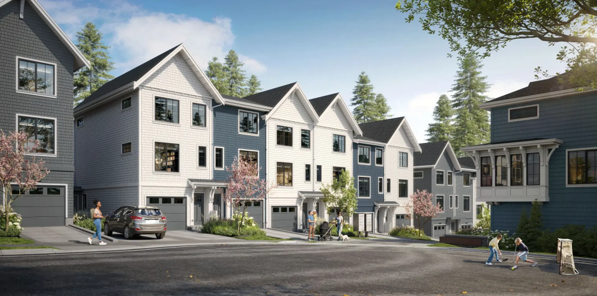 3479 Wishart Road Townhomes, Victoria. Artist’s rendering.