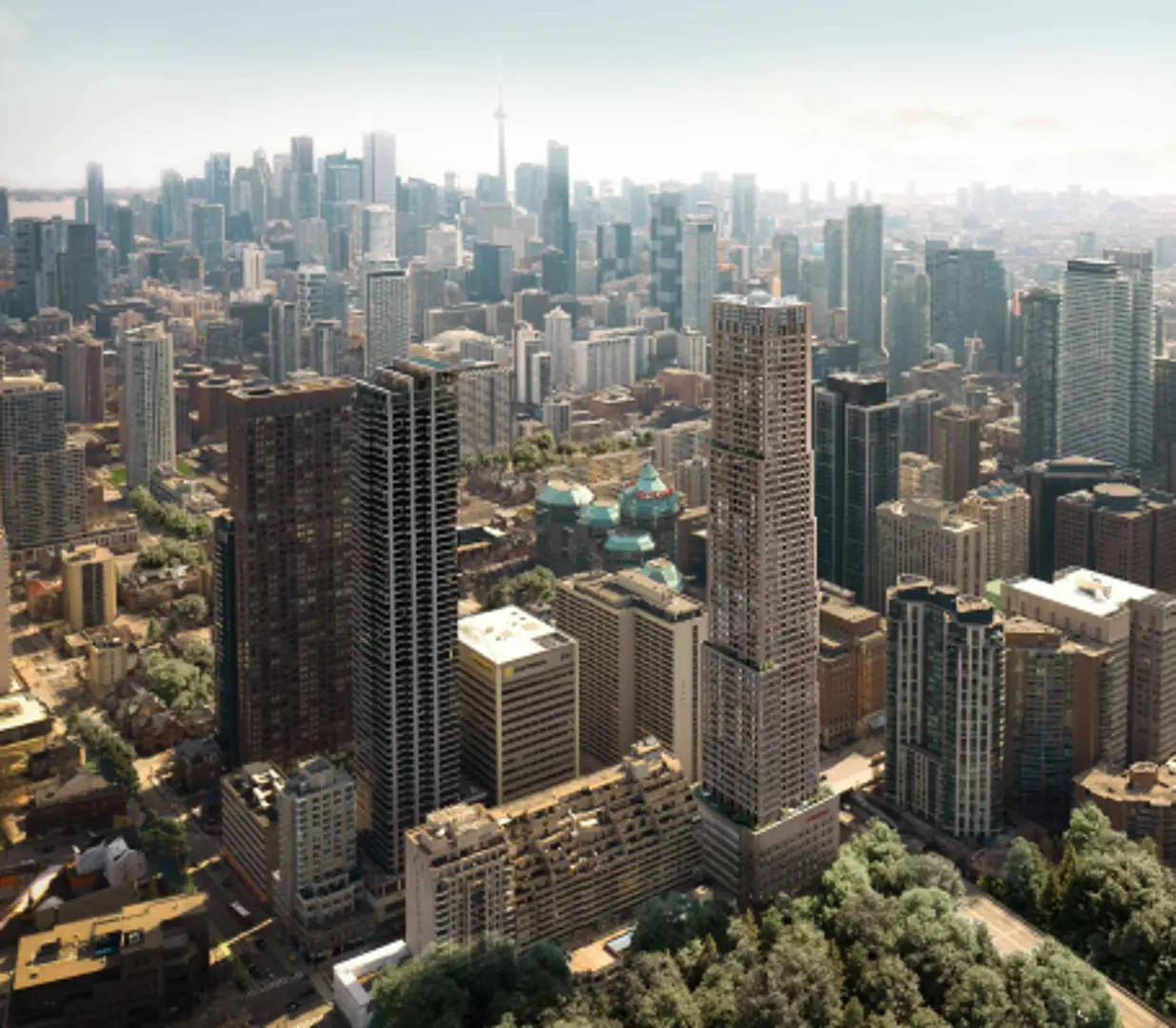 350 Bloor Street East Condos, Toronto. Artist’s rendering.