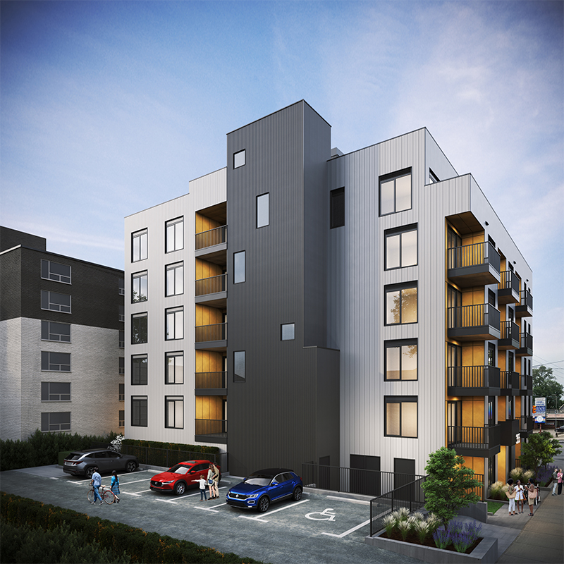 355 Coxwell Condos rendering 2