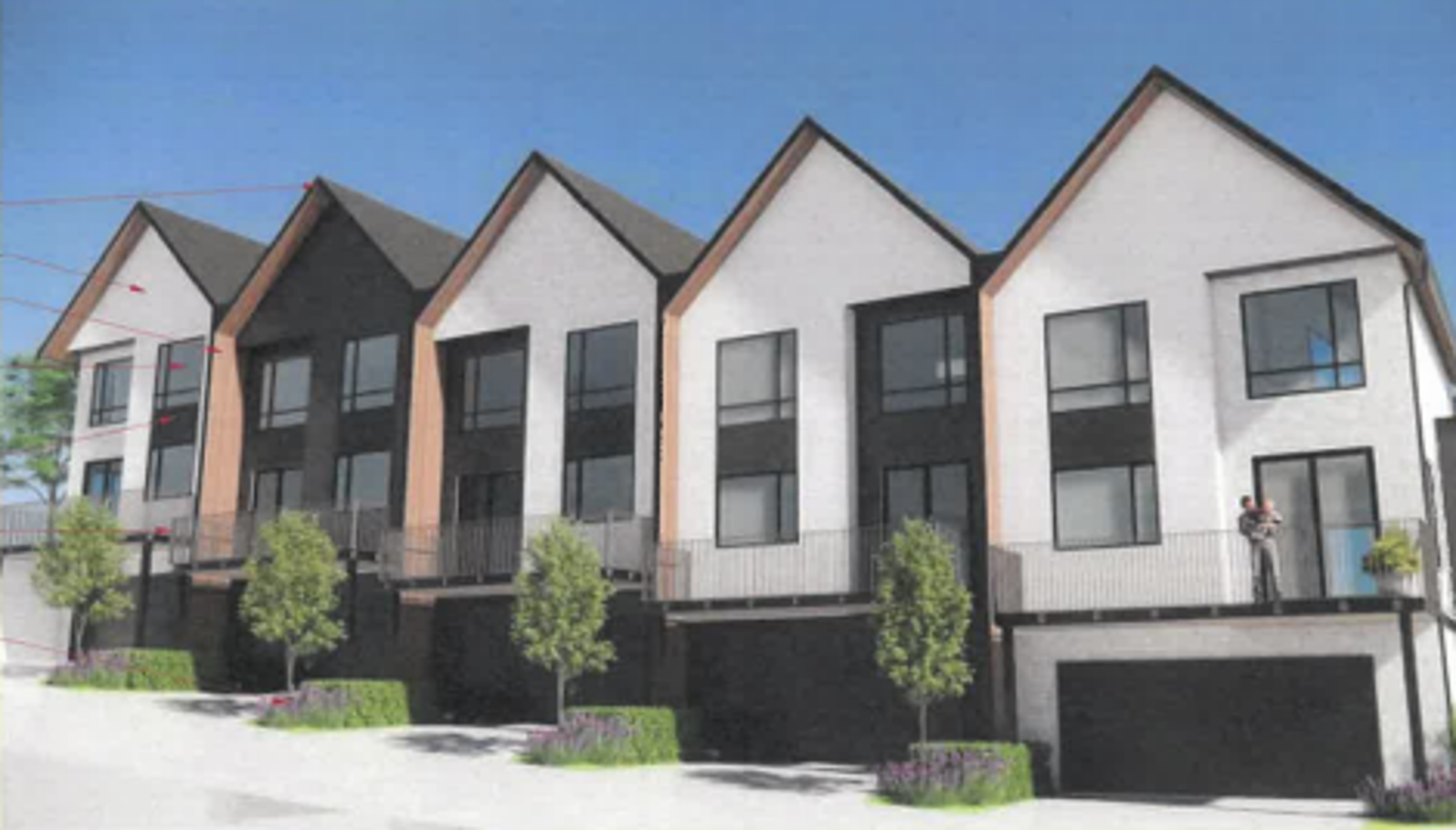 3622 3630 Litchfield Avenue Townhomes, Coquitlam. Artist’s rendering.