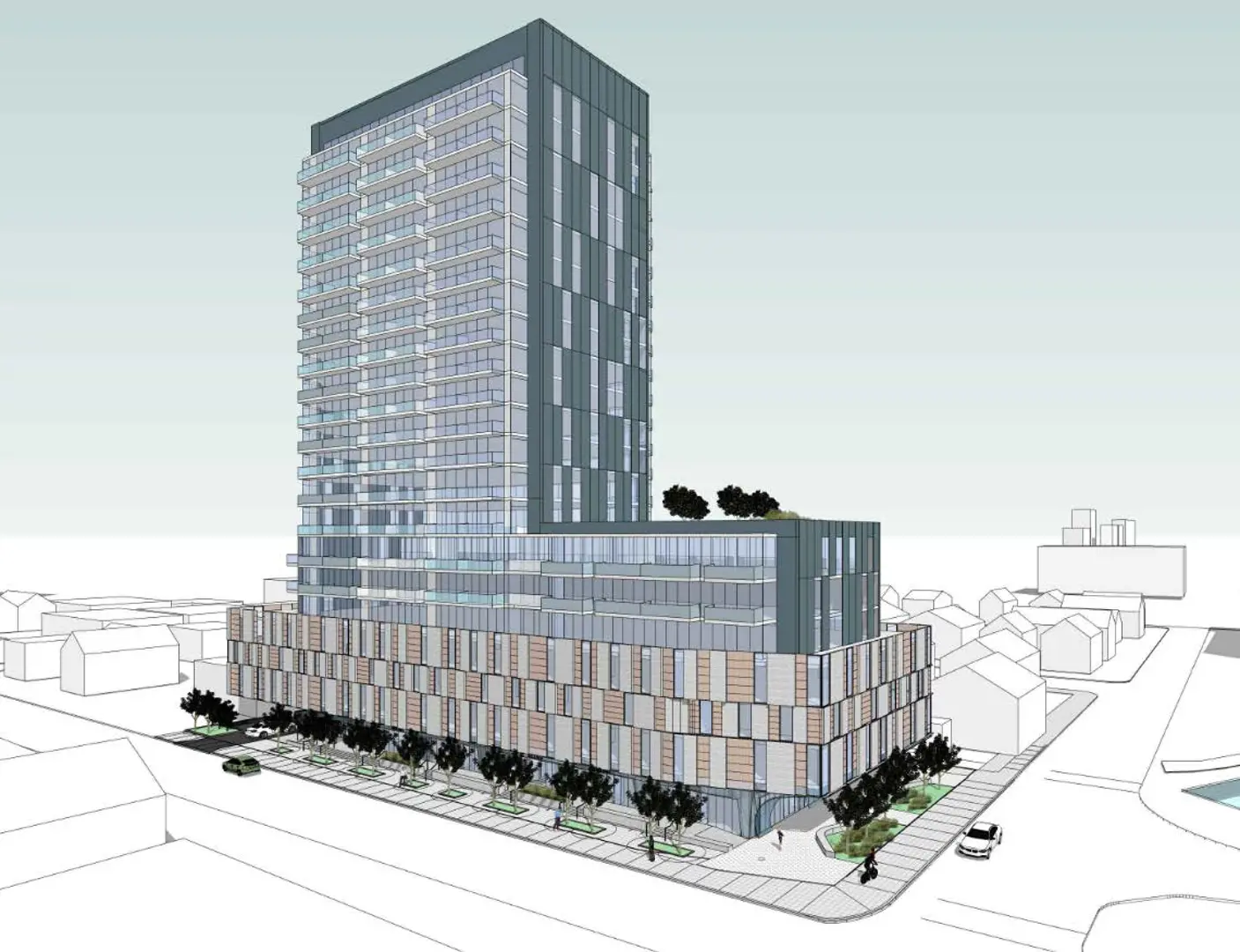 36-42 Erb Street East Condos, Waterloo. Artist’s rendering.