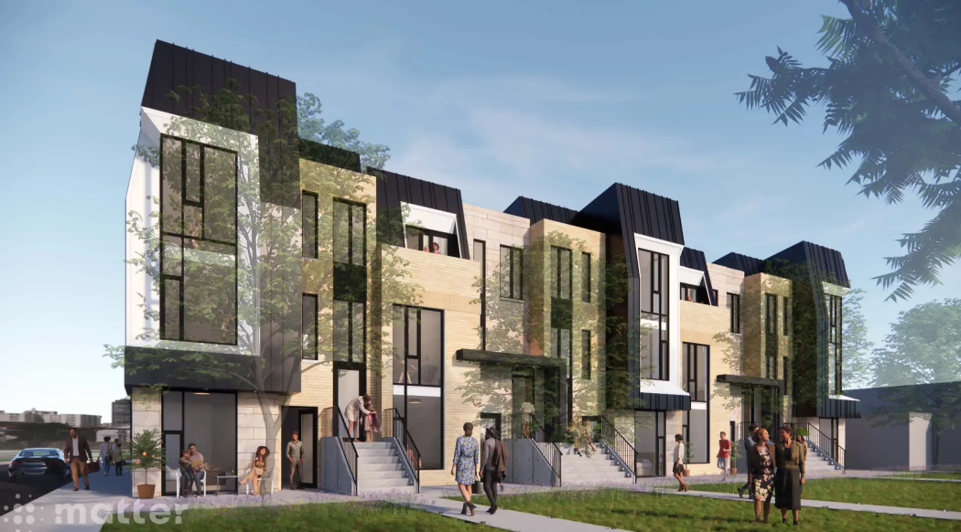 366 Hill Street Townhomes, London. Artist’s rendering.