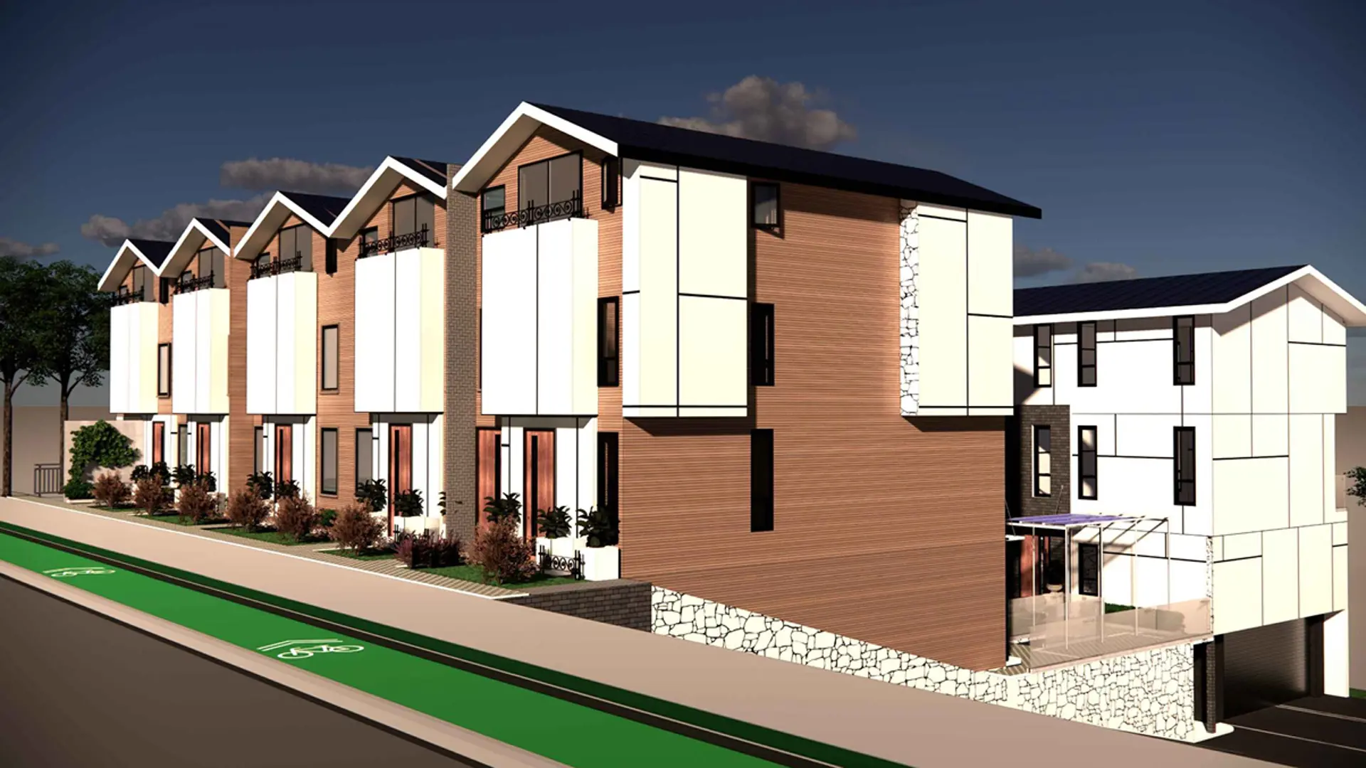 3820 Centre A Street NE Townhomes, Calgary. Artist’s rendering.