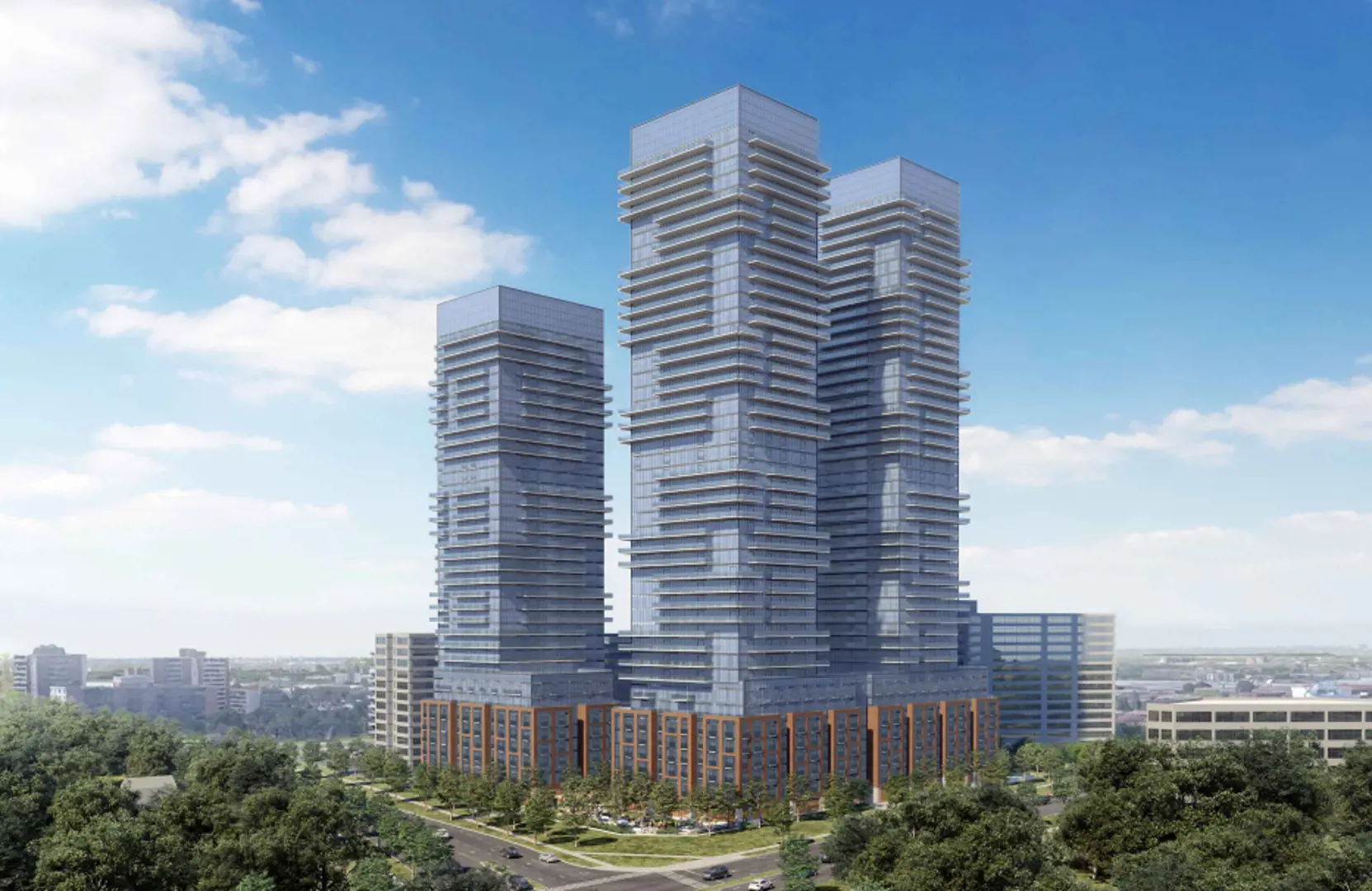 4001 Steeles Avenue West Condos, Toronto. Artist’s rendering.