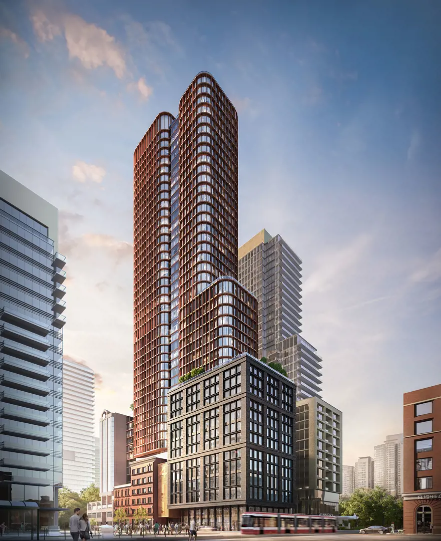 401-415 King Street West Condos, Toronto. Artist’s rendering.