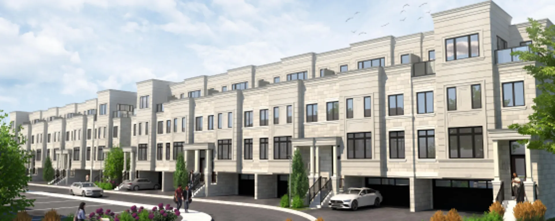 4038-4052 Highway 7 East Townhomes, Markham. Artist’s rendering.