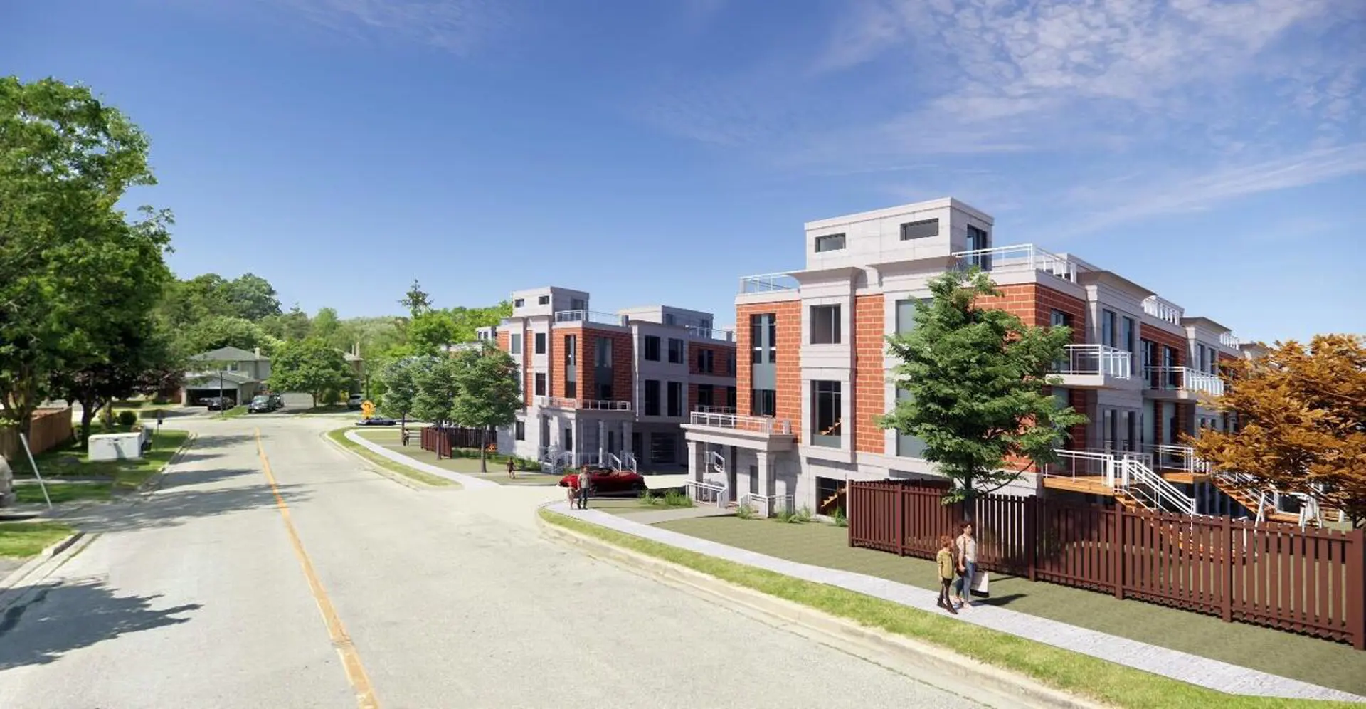 415 Pickering Crescent Townhomes, Newmarket. Artist’s rendering.