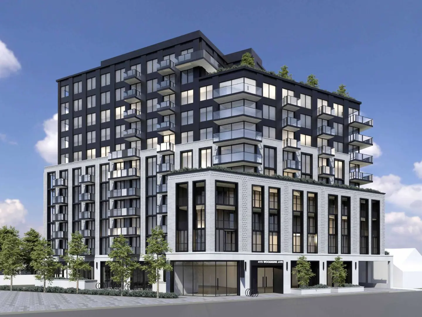 419-425 Woodbine Avenue Condos, Toronto. Artist’s rendering.