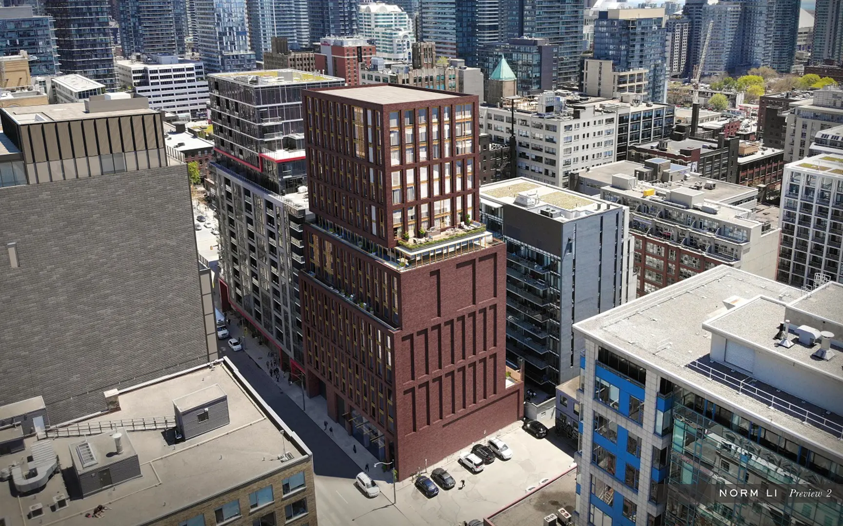 451-457 Richmond Street West Condos, Toronto. Artist’s rendering.