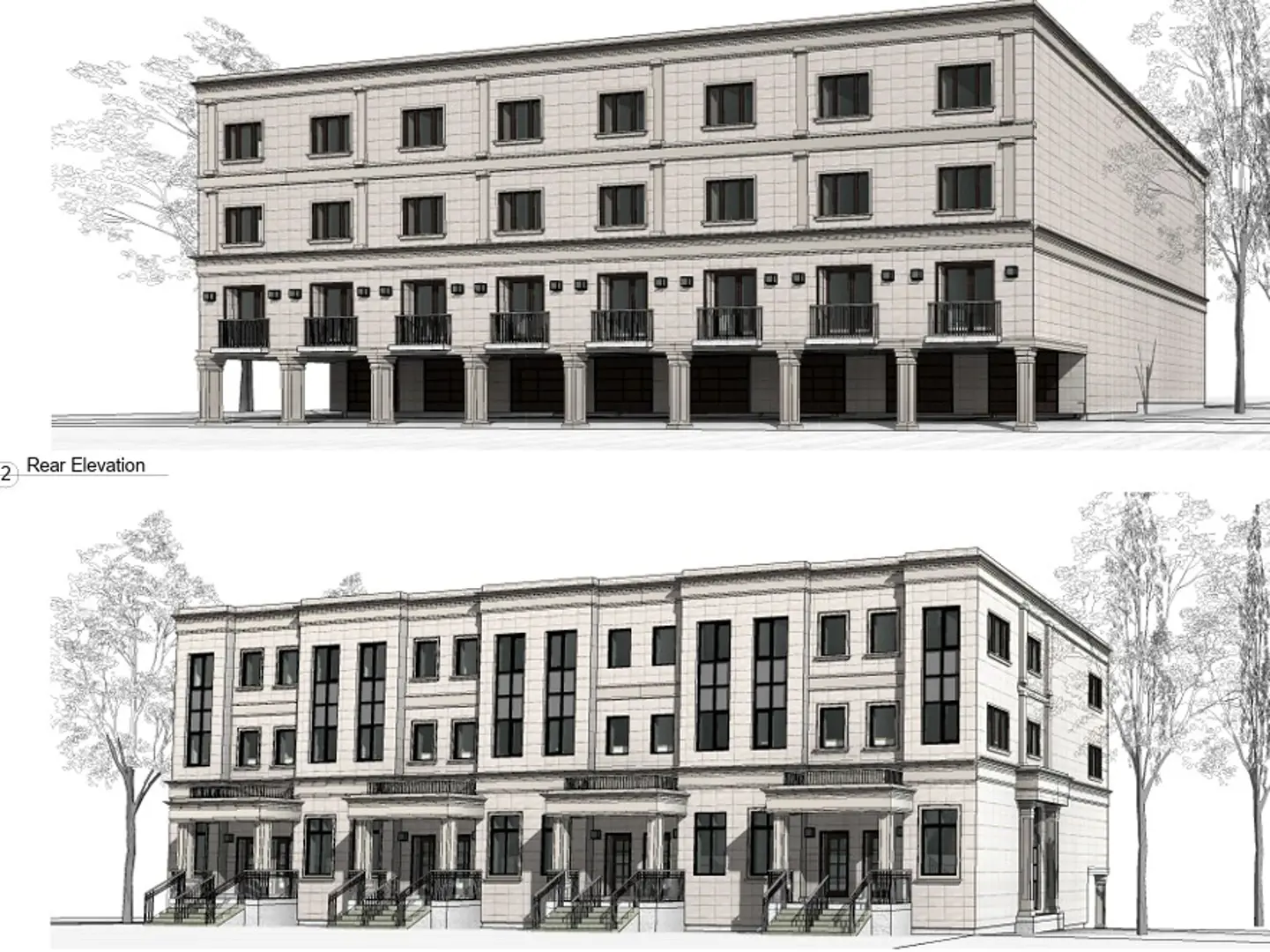 4781-4813 14th Avenue Townhomes, Markham. Artist’s rendering.