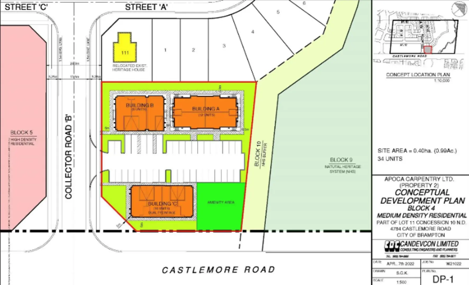 4784 Castlemore Road - Townhomes, Brampton. Artist’s rendering.