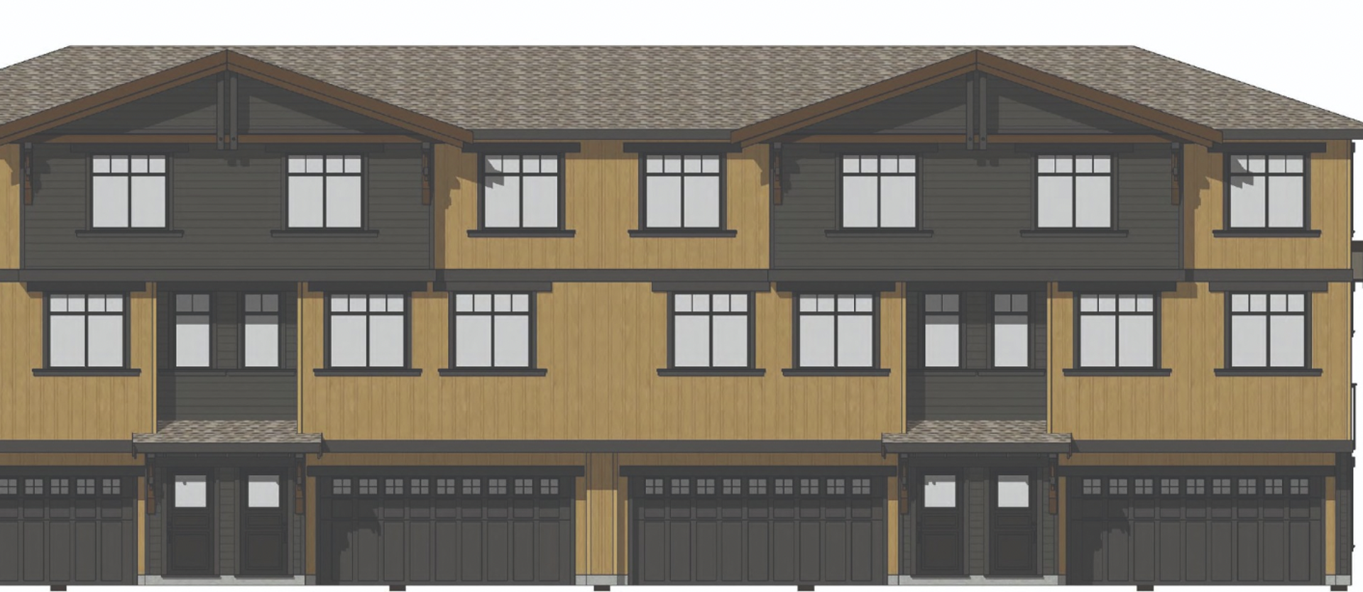 4800 Springs Boulevard Townhomes, Delta. Artist’s rendering.